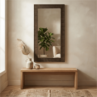 Miroir mural Thea Marron 206492