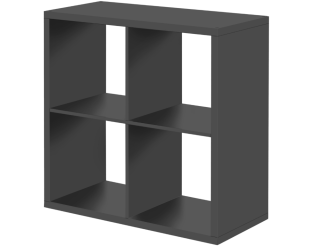 Etagère carré max 4 anthracite