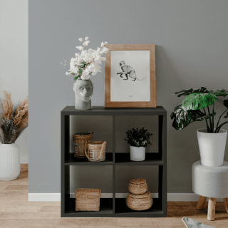 Etagère carré max 4 anthracite