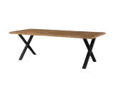 Table fixe 200 cm piétement en X Samuel