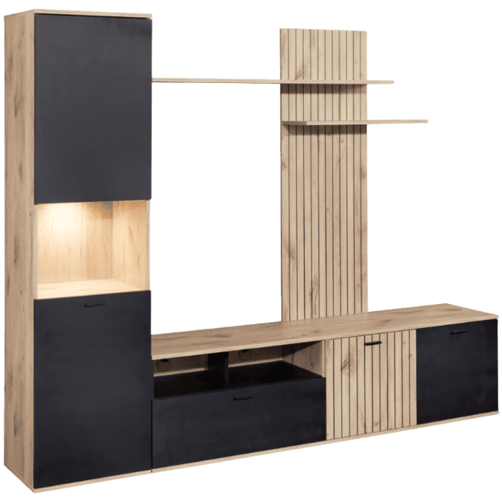 Ensemble meuble tv Silver