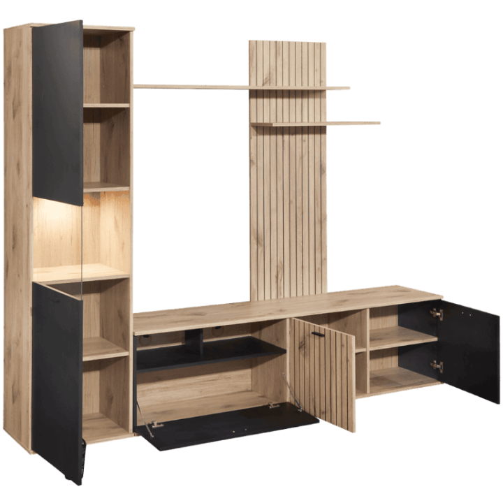 Ensemble meuble tv Silver