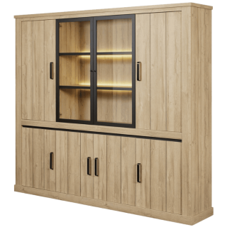 Bibliothèque Tibo french oak