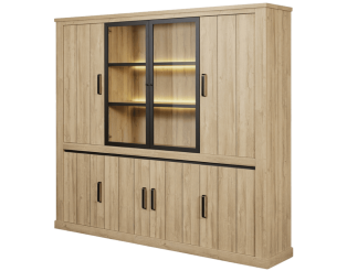 Bibliothèque Tibo french oak