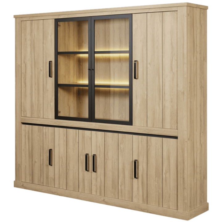Bibliothèque Tibo french oak