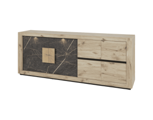 Bahut Sacha canyon oak/marble