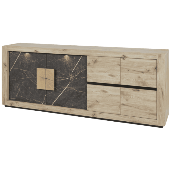 Bahut Sacha canyon oak/marble