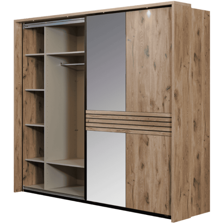 Armoire 2 portes Tanya canyon oak