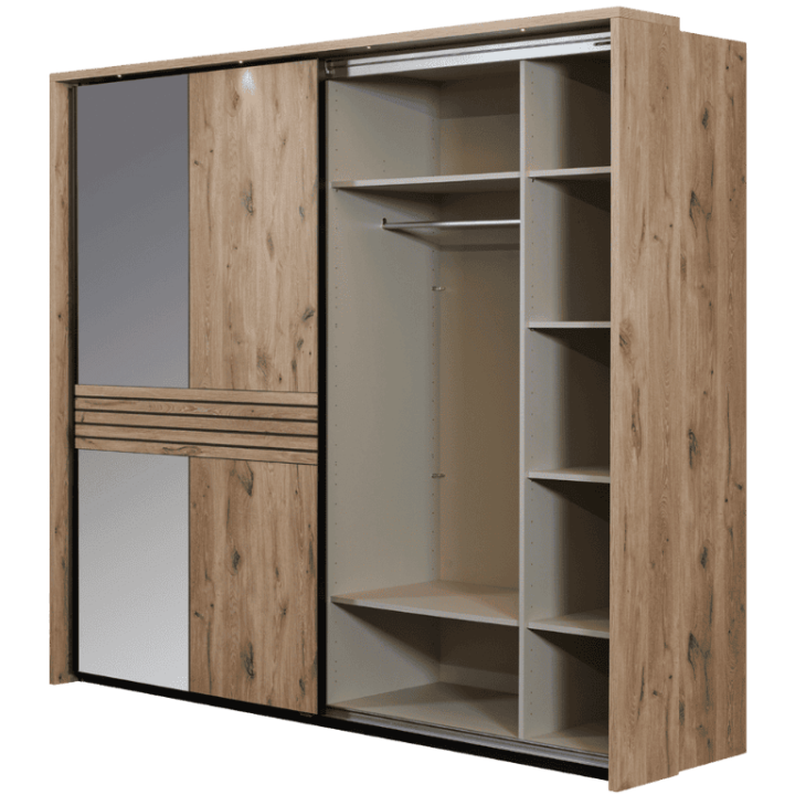 Armoire 2 portes Tanya canyon oak