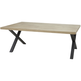 Table Rectangulaire 170 cm, Pied X Rico
