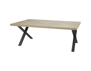 Table Rectangulaire 170 cm, Pied X Rico