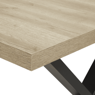 Table Rectangulaire 170 cm, Pied X Rico