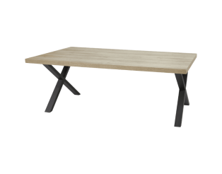 Table rectangulaire 230 cm Rico pied X