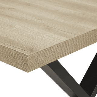 Table rectangulaire 230 cm Rico pied X