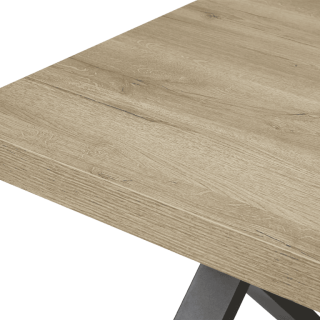 Table rectangulaire 230 cm Rico pied X