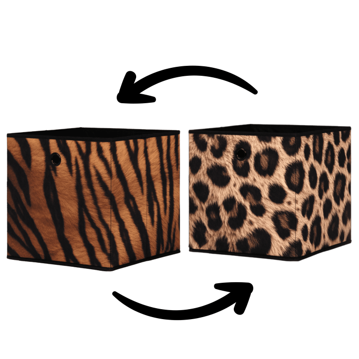Caisson en tissu Leopard/Tigre 004227