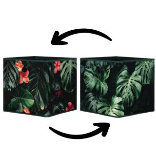Caisson en tissu Jungle fleur 004228