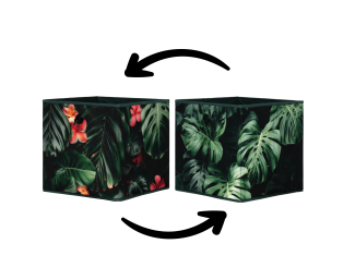 Caisson en tissu Jungle fleur 004228