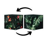 Caisson en tissu Jungle fleur 004228