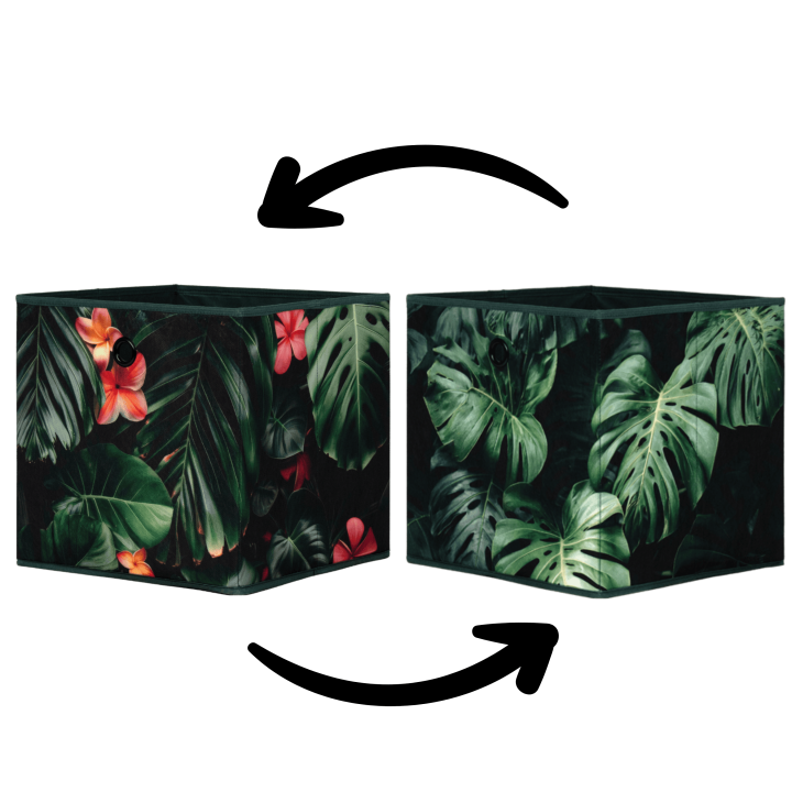 Caisson en tissu Jungle fleur 004228
