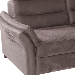 Salon d'angle Foreno marron