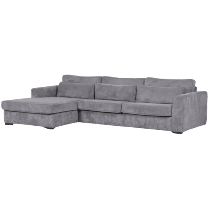 Salon d'angle Alcamo gris