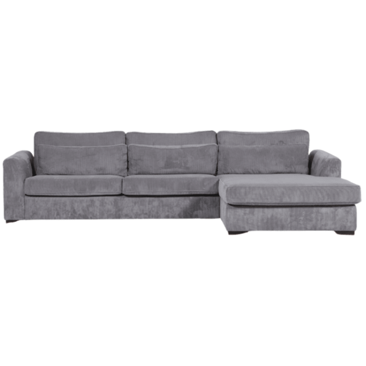 Salon d'angle Alcamo gris
