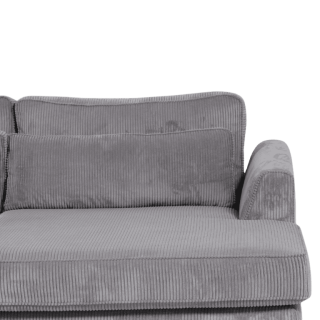Salon d'angle Alcamo gris