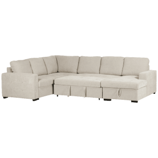 Salon d'angle Olivia convertible avec coffre de rangement