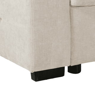 Salon d'angle Olivia convertible avec coffre de rangement