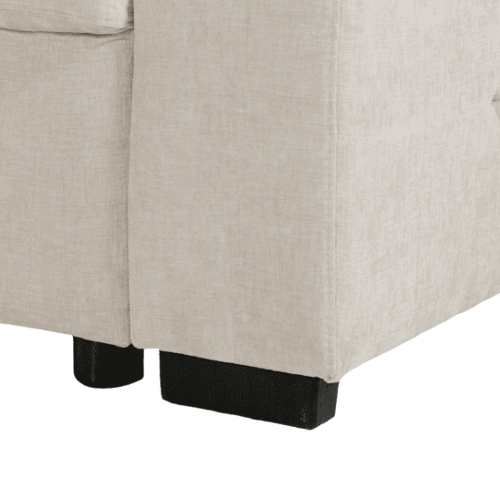 Salon d'angle Olivia convertible avec coffre de rangement