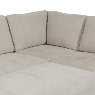 Salon d'angle Olivia convertible avec coffre de rangement