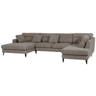 Salon d'angle Lima gris