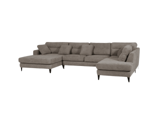 Salon d'angle Lima gris