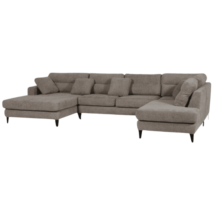 Salon d'angle Lima gris