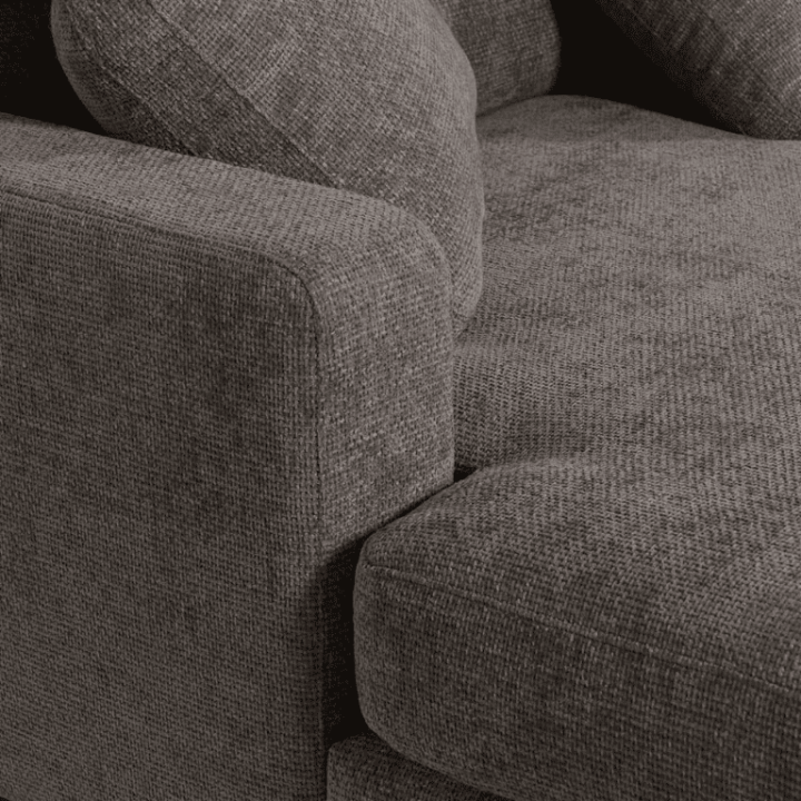 Salon d'angle Lima gris