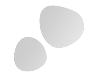 Lot de 2 miroirs Galet 214730