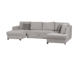 Salon d'angle droit Split gris