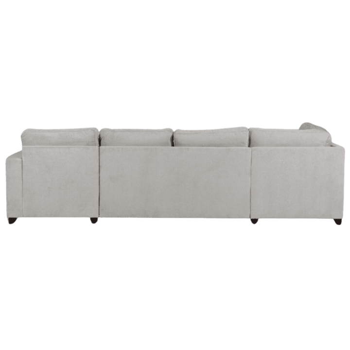 Salon d'angle droit Split gris