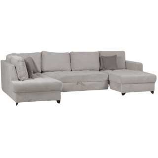 Salon d'angle gauche Split gris