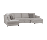 Salon d'angle gauche Split gris