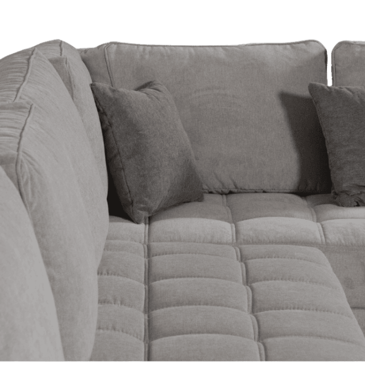 Salon d'angle gauche Split gris