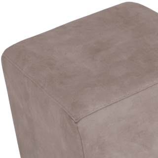 Pouf carré Jacqueline barillo silver