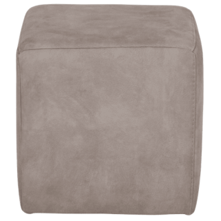 Pouf carré Jacqueline barillo silver