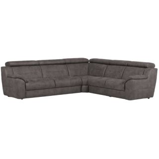 Salon d'angle Mecon gris/taupe