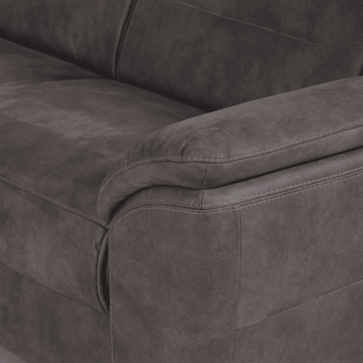 Salon d'angle Mecon gris/taupe