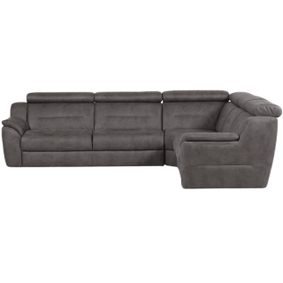 Salon d'angle Mecon gris/taupe