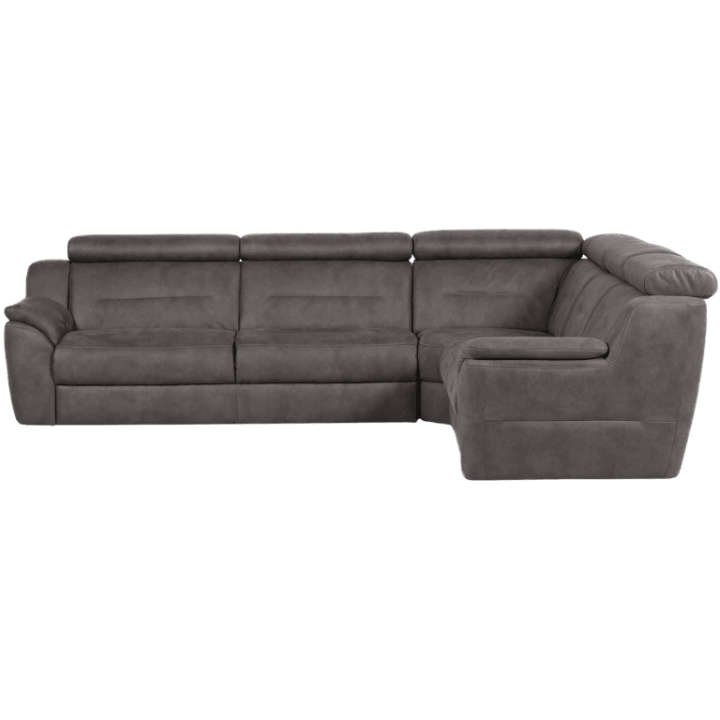 Salon d'angle Mecon gris/taupe