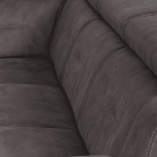 Salon d'angle Mecon gris/taupe