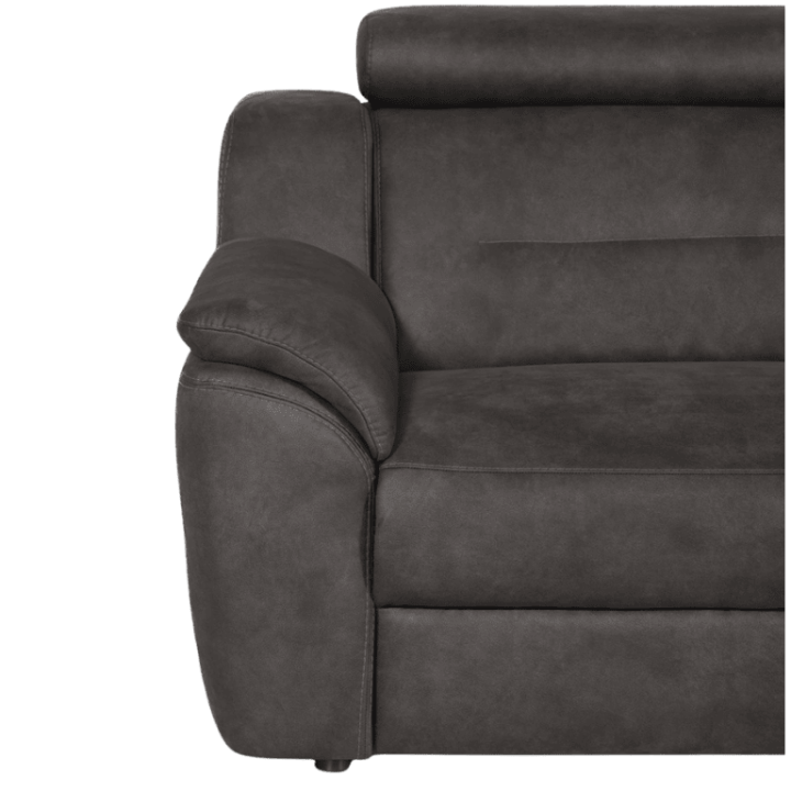 Salon d'angle Mecon gris/taupe